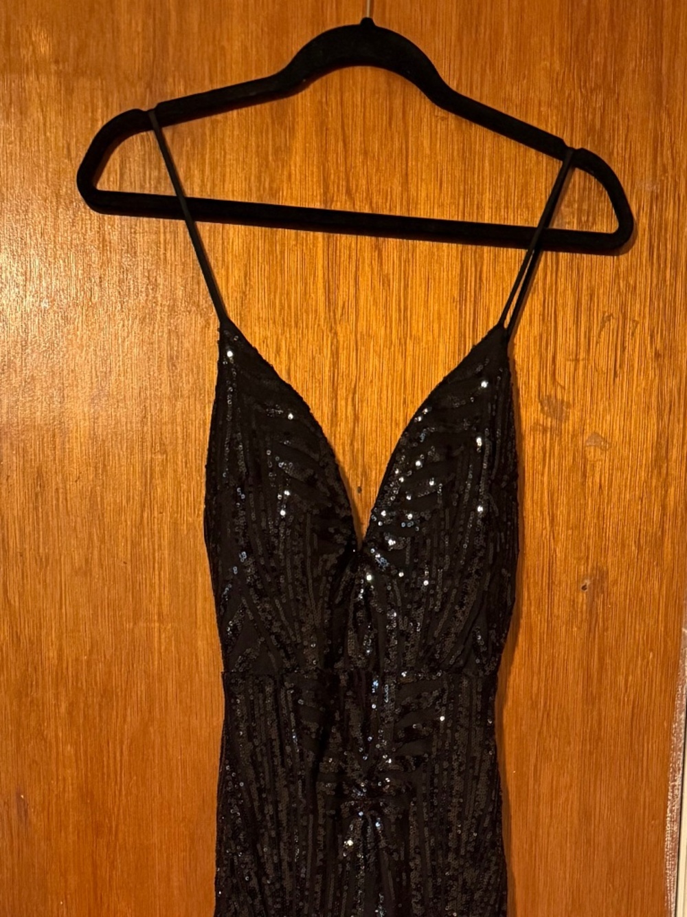 Elegant Sequenced Maxi Dress from FASHION NOVA